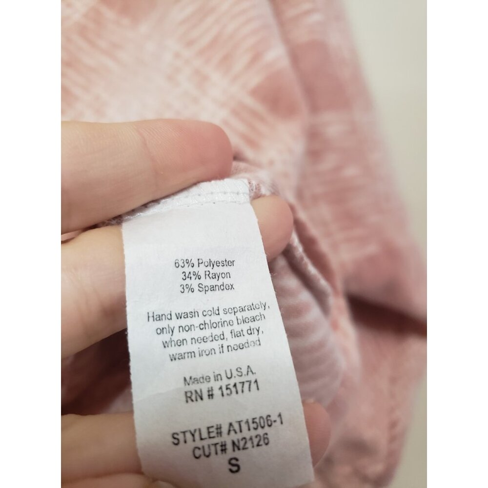 Gilli Womens S Fleece Sweater Top Pink Side Zip Accent Oversized Feminine NWT - Picture 5 of 5